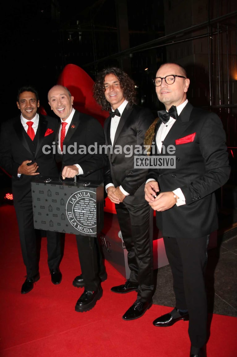 Coco Fernández, Claudio Cosano, Mariano Martínez y Fabián Medina Flores (Foto: Movilpress)