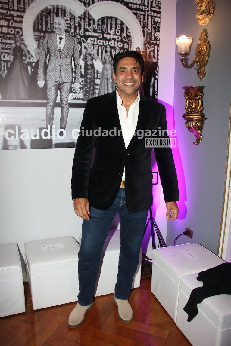 Coco Fernández  en el festejo de Claudio Cosano por los 30 años de su atelier (Foto: Movilpress). 