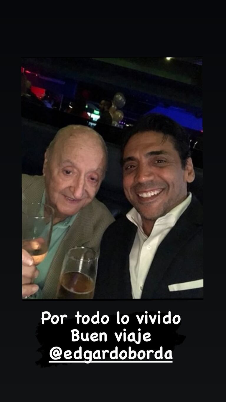 Coco Fernández y Edgardo Borda (Foto: Instagram @fernandezcoco10)