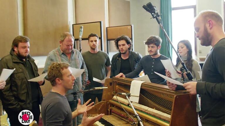 Coldplay y elenco de Game of Thrones se reunieron en una parodia para Red Nose Day