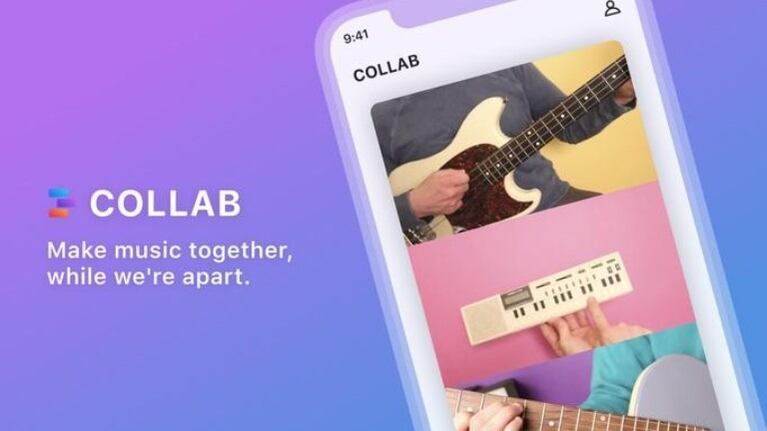 Collab de Facebook permite crear videos musicales a partir de clips individuales. Foto: EP.