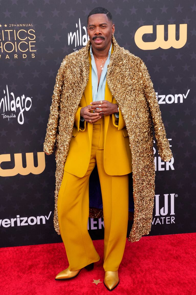 Colman Domingo en la alfombra roja de los Critics choice Awards 2024 (Fotos: Reter - AP- EFE - AFP)