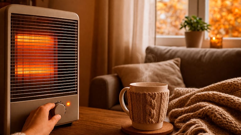 Cómo calefaccionar tu casa en otoño sin gastar de más: 7 trucos que realmente funcionan (foto creada con IA)