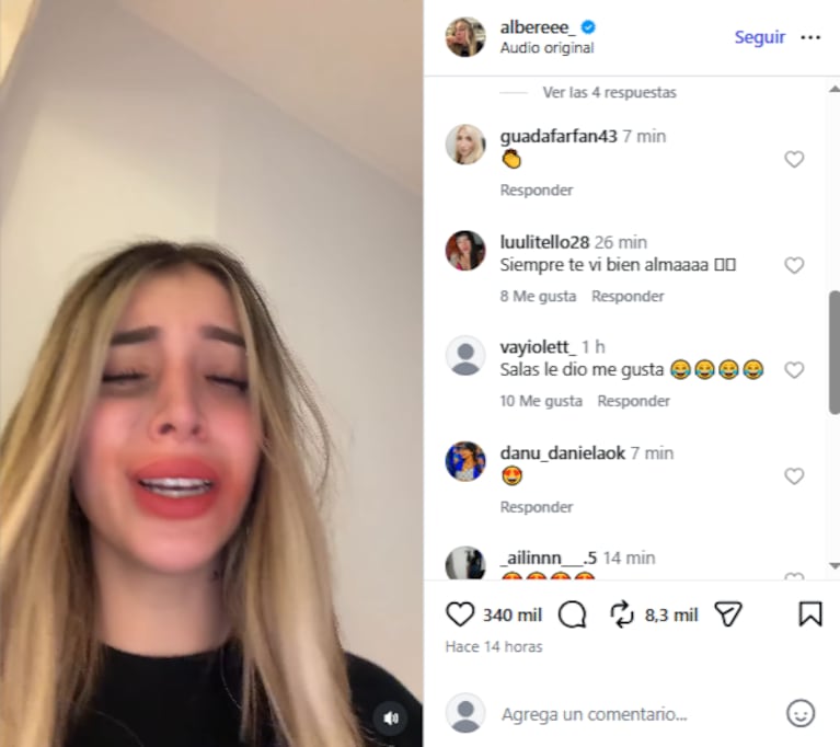 Como era de esperarse, el clip sumó millones de reproducciones en cuestión de minutos y recolectó miles de comentarios de todo tipo.