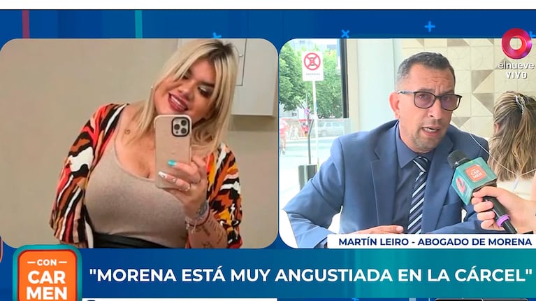 Cómo está Morena Rial en la cárcel y el giro inesperado en su relación con Jorge (elnueve)