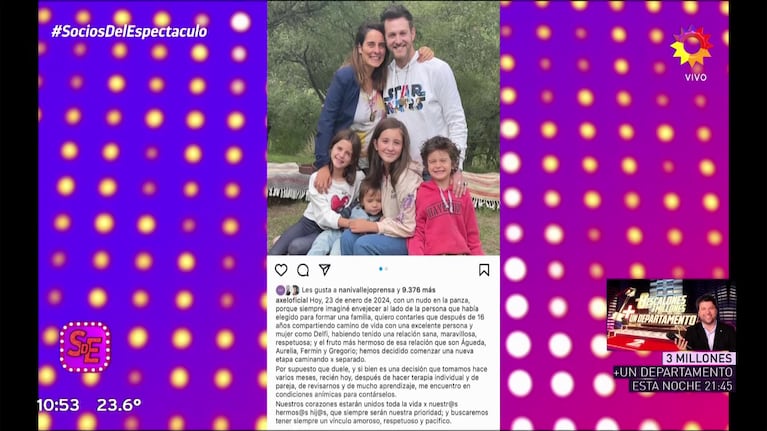 Cómo fueron los últimos años de Axel y Delfina Lauria antes de separarse