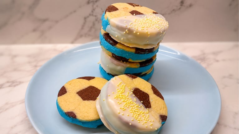 Cómo hacer alfajores mundialistas: la receta de Coco Carreño para alentar a la Selección en casa. Foto: Instagram
