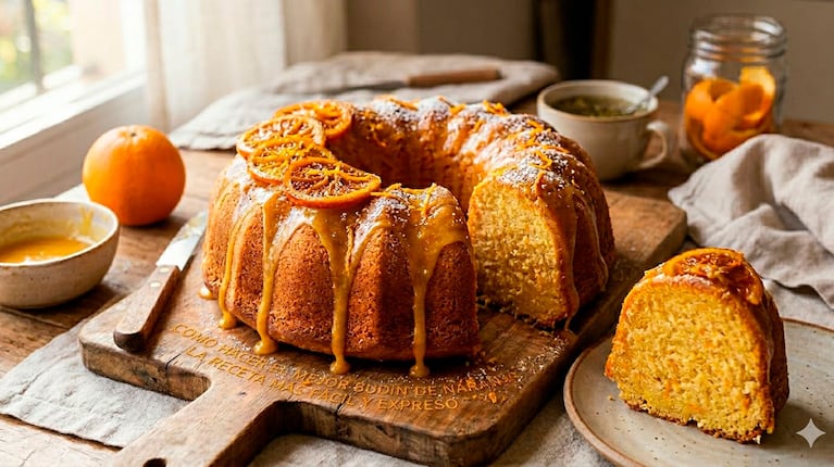 Cómo hacer budín de naranja casero, esponjoso y rápido con esta receta infalible en 3 pasos (Gemini)