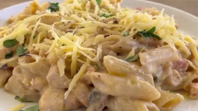 Cómo hacer la mejor pasta con salsa parisienne: la receta paso a paso. Foto: Cucinare.TV.