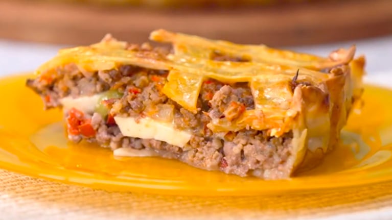 Cómo hacer la pastafrola de carne que rompe la grieta. Foto: Cucinare.