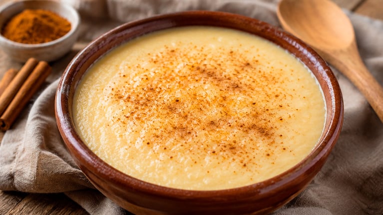 Cómo hacer polenta dulce: la receta económica y reconfortante ideal para los días de frío (Foto IA)