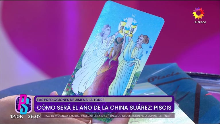 Cómo será el 2026 de Mauro Icardi según Jimena La Torre (Foto: captura de eltrece).