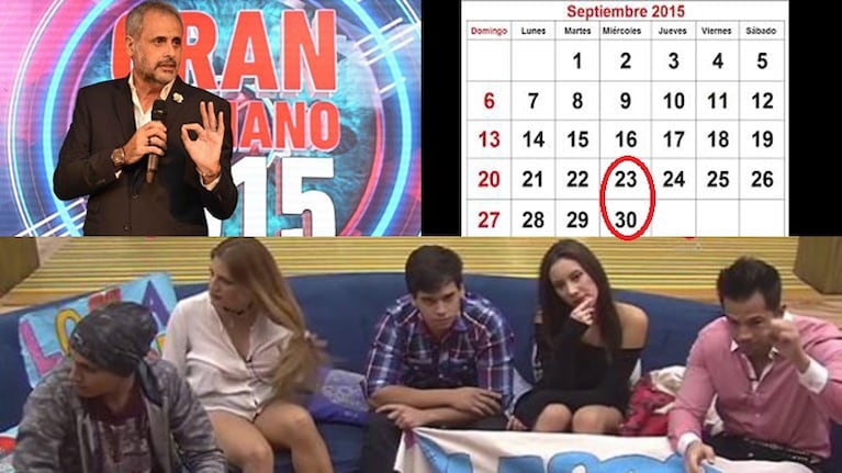 Cómo serán las dos finales de Gran Hermano 2015. Fotos: Web.