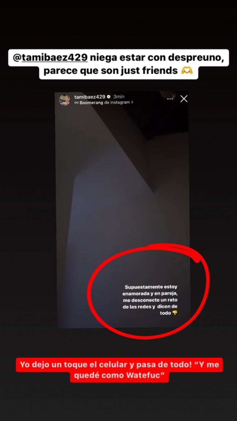 ¡Con el enemigo de L-Gante! Tamara Báez perreó con Despre y después lo invitó a la pileta de su casa