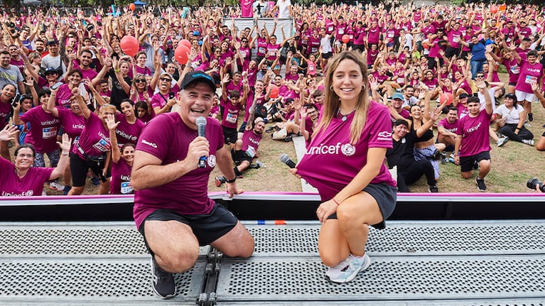 Con la conducción de Julián Weich y Sofía Martínez, volvió la Carrera UNICEF por la Educación