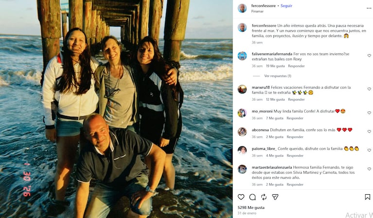 Confessore y Paula: 40 años de amor y una familia con tres hijas