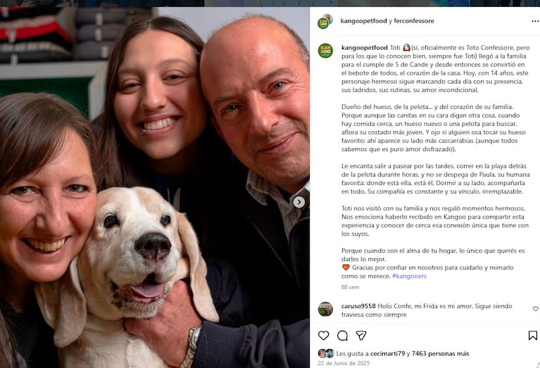 Confessore y Paula: 40 años de amor y una familia con tres hijas