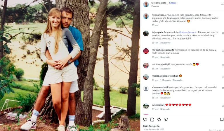 Confessore y Paula: 40 años de amor y una familia con tres hijas