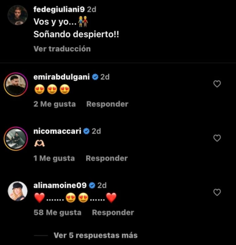 Confirmación con fotos: Alina Moine oficializó su noviazgo con un ex de Cande Tinelli