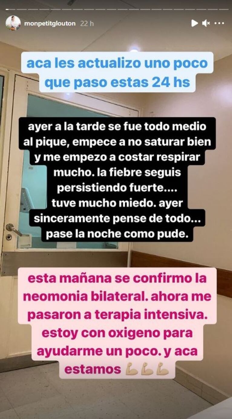 Conmovedor mensaje de Karina Gao, minutos antes de ser inducida a un coma farmacológico: "Recen por mí, no sé cuándo voy a despertar"