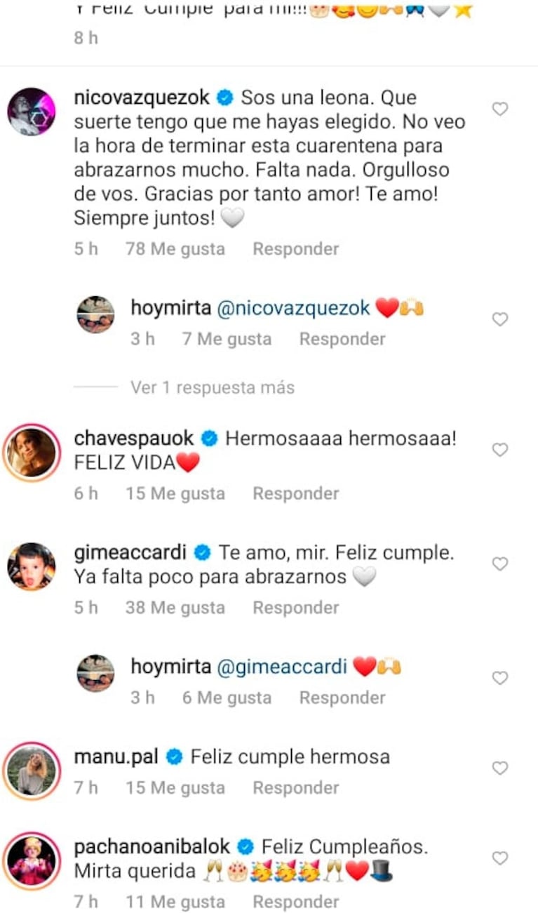 Conmovedor mensaje de Nico Vázquez a su mamá tras volver de la tragedia en Miami: "No veo la hora de terminar esta cuarentena para abrazarnos mucho"