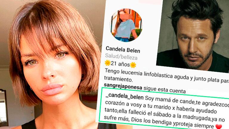 Conmovedor mensaje de una mamá a la China Suárez tras la muerte de su hija: Te agradezco a vos y a tu marido haberla ayudado tanto 