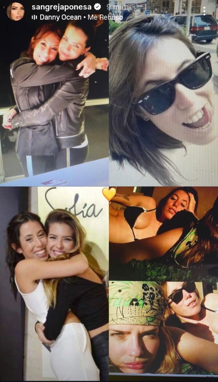Conmovedor recuerdo de China Suárez a Sofía Sarkany en el día que cumpliría 33 años. Foto: Captura de Instagram Stories (@sangrejaponesa)