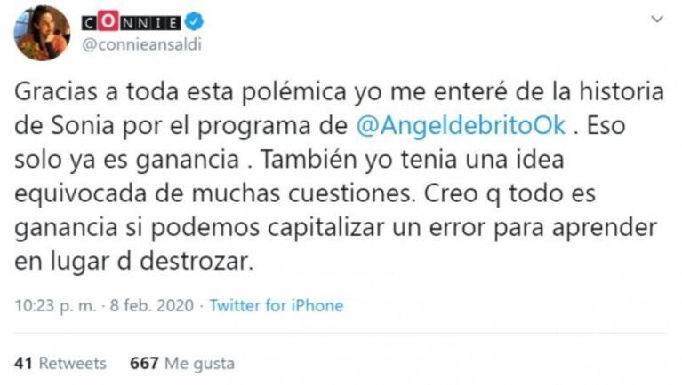 Connie Ansaldi apoyó a Jimena Barón en medio de la polémica y su quiebre emocional: "Yo la banco" 