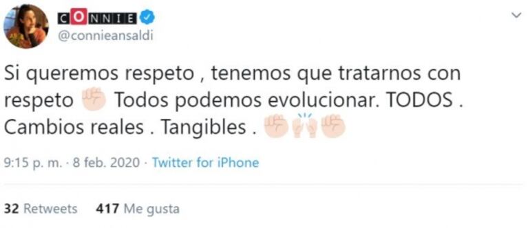 Connie Ansaldi apoyó a Jimena Barón en medio de la polémica y su quiebre emocional: "Yo la banco"