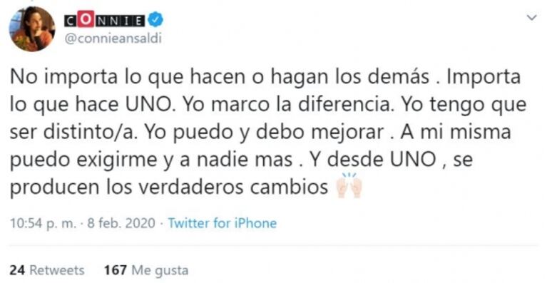 Connie Ansaldi apoyó a Jimena Barón en medio de la polémica y su quiebre emocional: "Yo la banco"