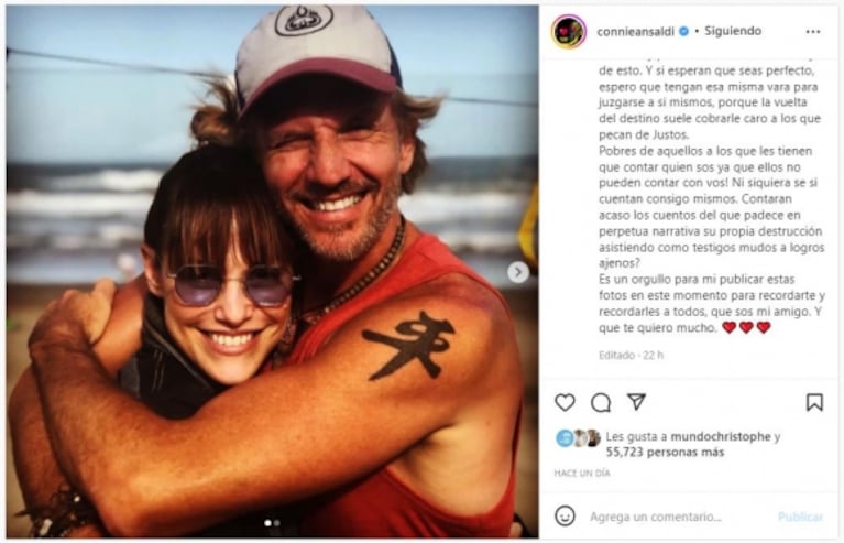 Connie Ansaldi bancó a Facundo Arana ante la polémica con Romina Gaetani: "A mí no me van a contar cómo sos"