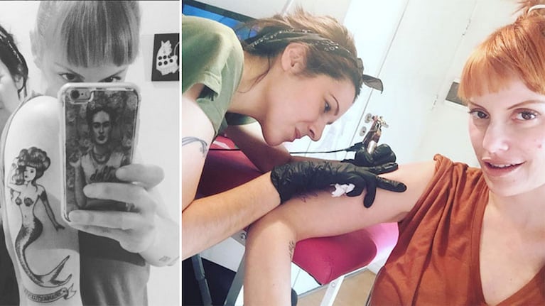 Connie Ansaldi estrenó nuevo tatuaje old school. Foto: Instagram.