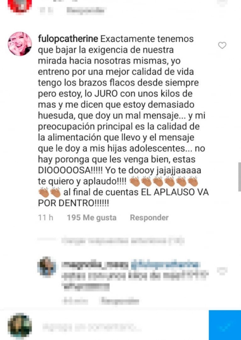 Connie Ansaldi, tras insólitas críticas a su silueta: "Tienen un nivel de exigencia enfermo con ustedes mismas"