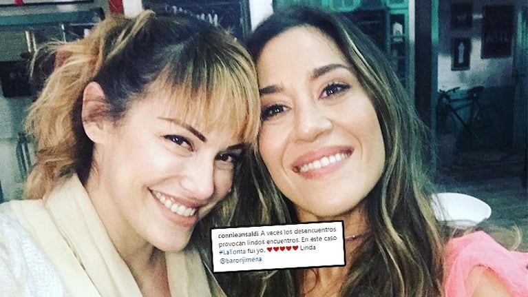 Connie Ansaldi y Jimena Barón, cara a cara después de su tremendo cruce en Twitter