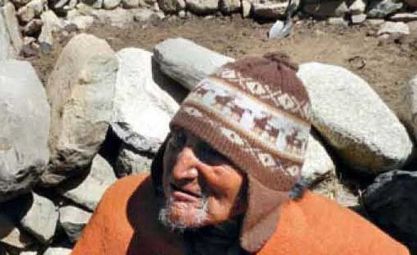 Conocé a Carmelo Flores Laura, el hombre más viejo del mundo. (Foto: revista Gente)