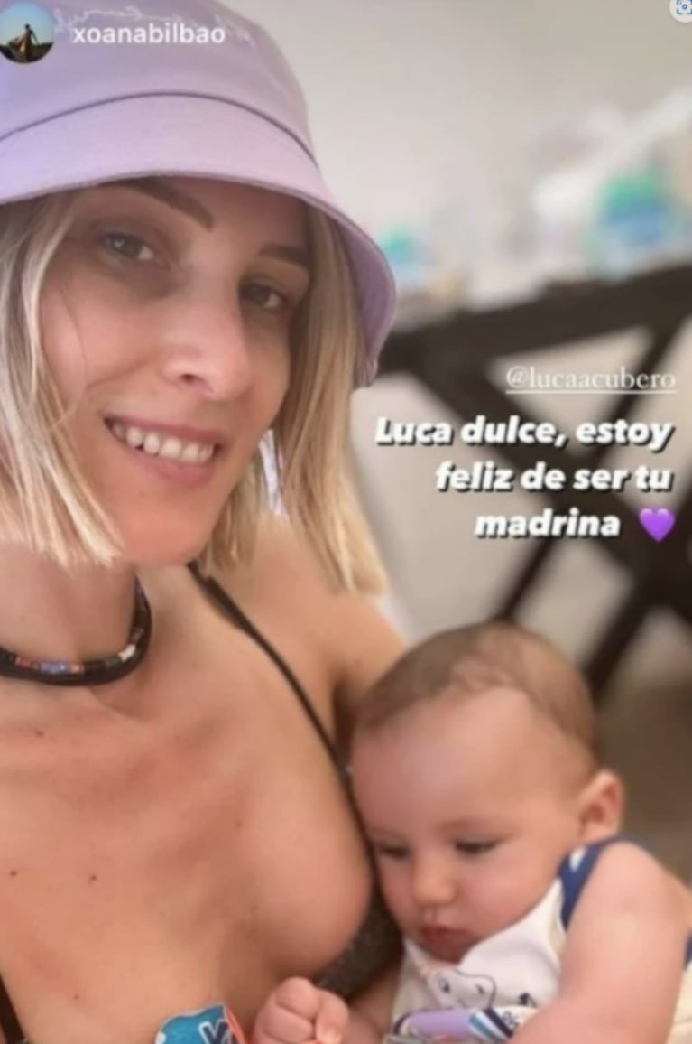 Conocé a Xoana Bilbao, la madrina que eligieron Fabián Cubero y Mica Viciconte para su hijo Luca