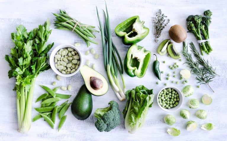 Conocé los beneficios del color verde en los alimentos