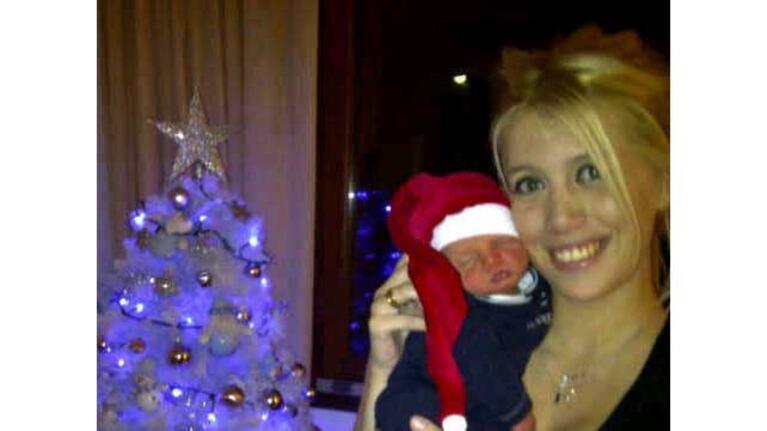 Constantino, el hijo recién nacido de Wanda Nara, internado en Italia