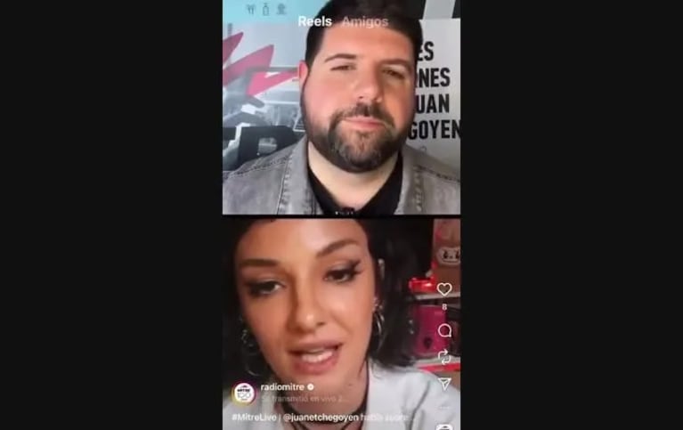 Constanza Caminos con Juan Etchegoyen