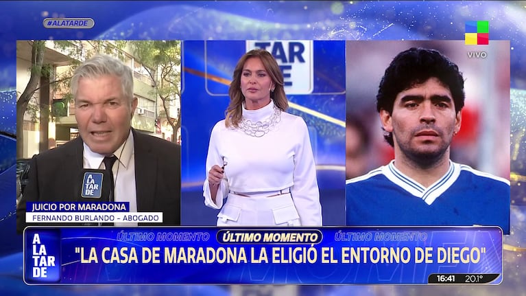 Contundente análisis de Burlando, abogado de las hijas de Diego Maradona, a poco de comenzar un nuevo juicio. Foto: Captura (América)
