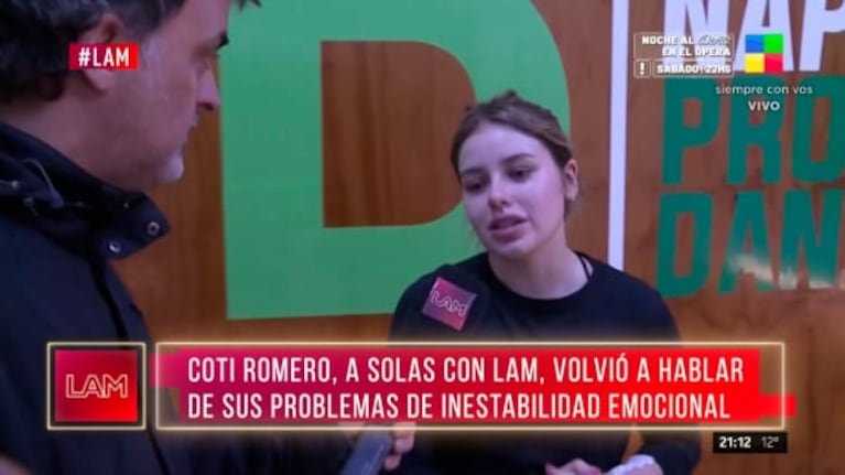 Contundente frase del Conejo sobre cómo quedó su relación con Coti Romero tras la separación