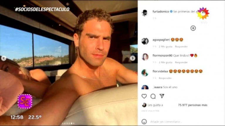 Contundente gesto de Nico Furtado en medio de rumores de crisis con Ester Expósito: "Borró el posteo con el que blanqueó"