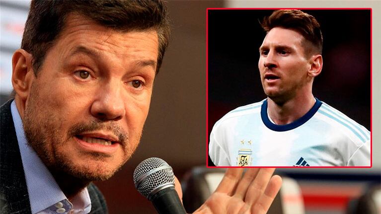 Contundente mensaje de Tinelli a Messi luego de que el futbolista contara que su hijo le preguntó por qué en Argentina no lo quieren