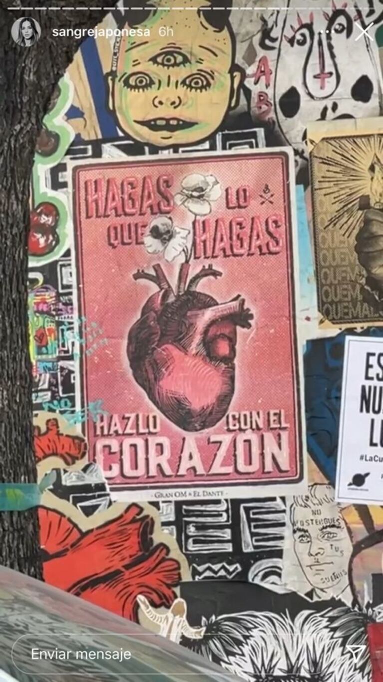Contundente posteo de China Suárez en medio de su separación de Benjamín Vicuña: "Hazlo con el corazón"