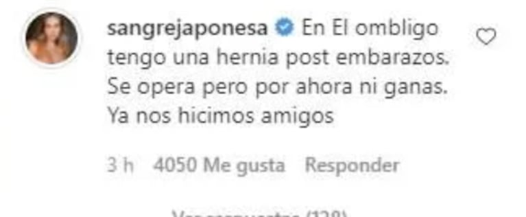 Contundente respuesta de China Suárez luego de que le criticaran el ombligo: "Tengo una hernia post embarazos"