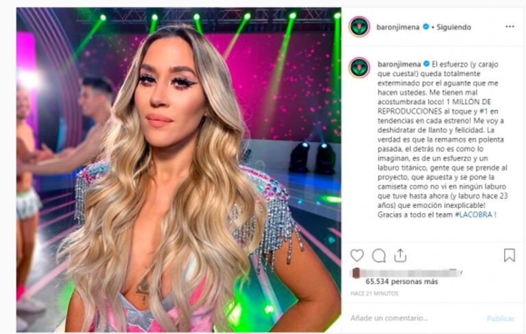 Contundente respuesta de Jimena Barón, tras la polémica por el "chivo" en su nuevo videoclip Se acabó