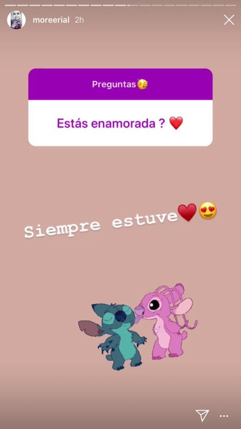 Contundente respuesta de Morena Rial cuando le preguntaron si está enamorada: "Siempre lo estuve"