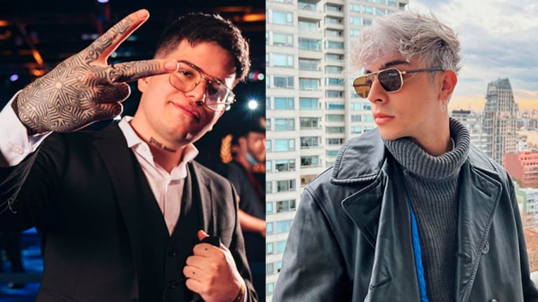 Contundente respuesta de Rusherking a su amigo El Demente tras el posteo en su contra.