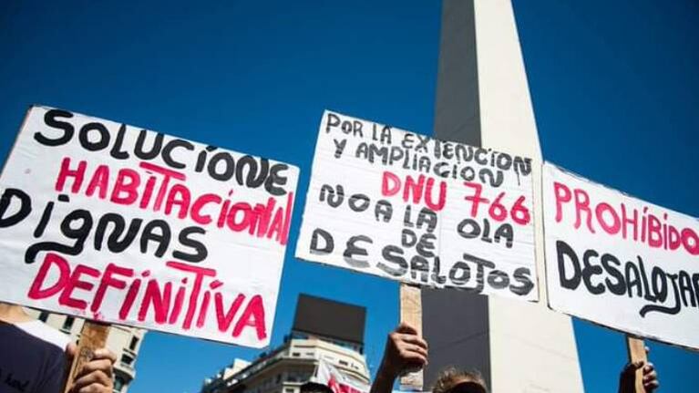 Convocan a un ruidazo de inquilinos para pedir que se extienda la suspensión de desalojos