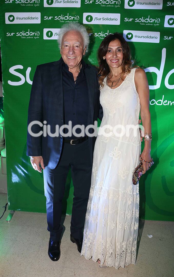 Cóppola y Corina, juntos en el evento.  (Foto: Movilpress)